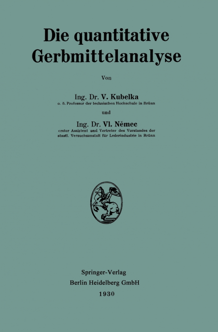 DIE QUANTITATIVE GERBMITTELANALYSE