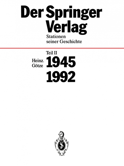 DER SPRINGER-VERLAG