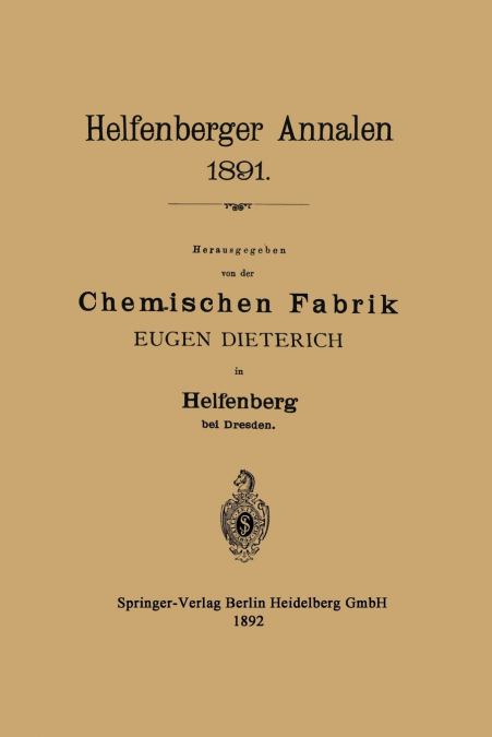 HELFENBERGER ANNALEN 1891
