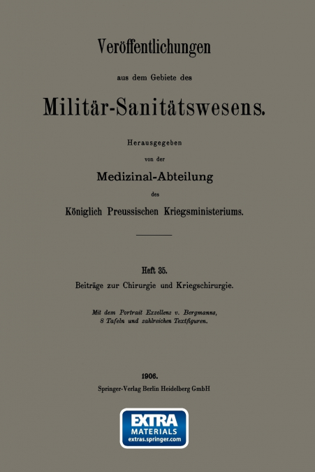 BEITRAGE ZUR CHIRURGIE UND KRIEGSCHIRURGIE