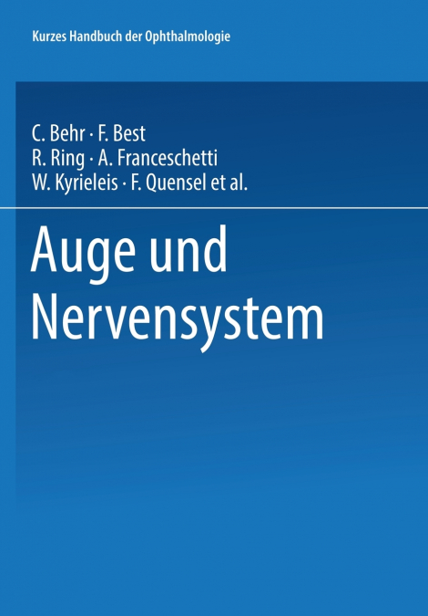 AUGE UND NERVENSYSTEM