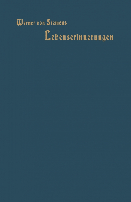 LEBENSERINNERUNGEN