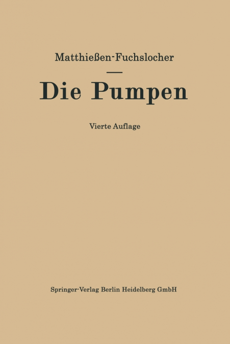 DIE PUMPEN