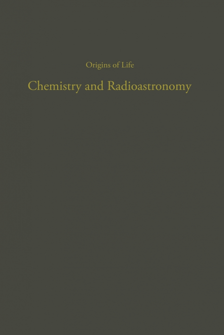 CHEMISTRY AND RADIOASTRONOMY