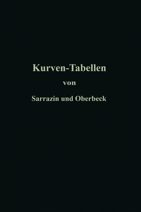 TASCHENBUCH ZUM ABSTECKEN VON KREISBOGEN MIT UND OHNE UBERGA
