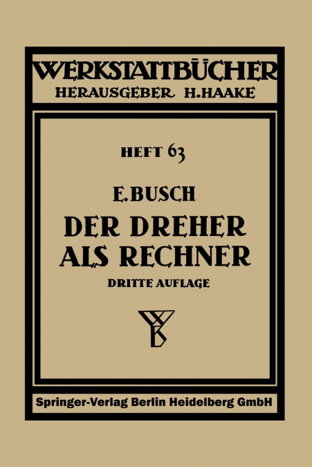 DER DREHER ALS RECHNER