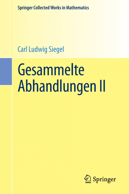 GESAMMELTE ABHANDLUNGEN II