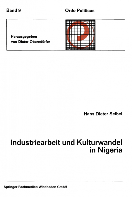 INDUSTRIEARBEIT UND KULTURWANDEL IN NIGERIA KULTURELLE IMPLI