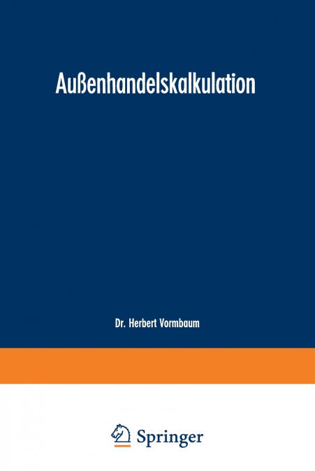 AUENHANDELSKALKULATION