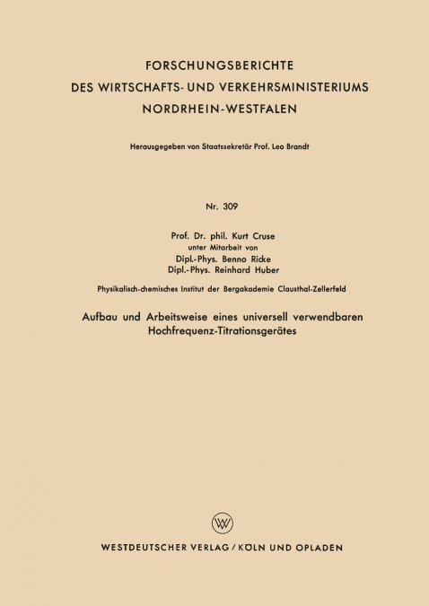 AUFBAU UND ARBEITSWEISE EINES UNIVERSELL VERWENDBAREN HOCHFR