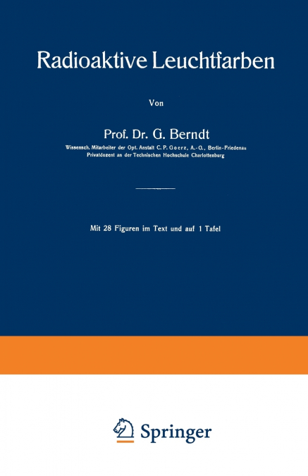 RADIOAKTIVE LEUCHTFARBEN