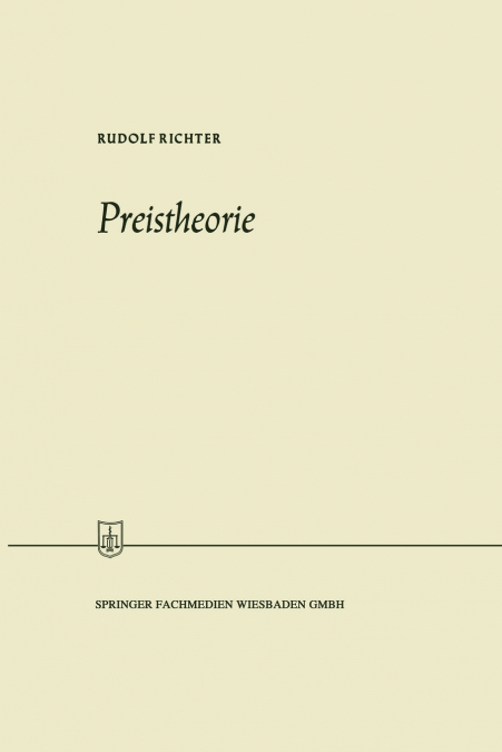 PREISTHEORIE