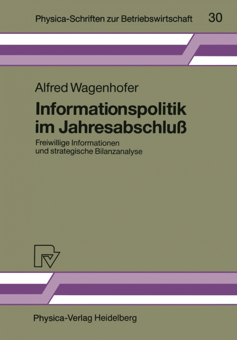 INFORMATIONSPOLITIK IM JAHRESABSCHLU�