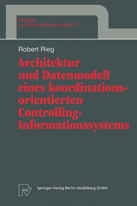 ARCHITEKTUR UND DATENMODELL EINES KOORDINATIONSORIENTIERTEN