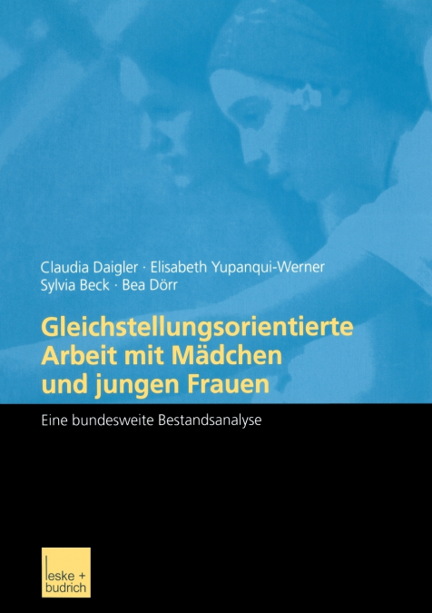 GLEICHSTELLUNGSORIENTIERTE ARBEIT MIT MADCHEN UND JUNGEN FRA