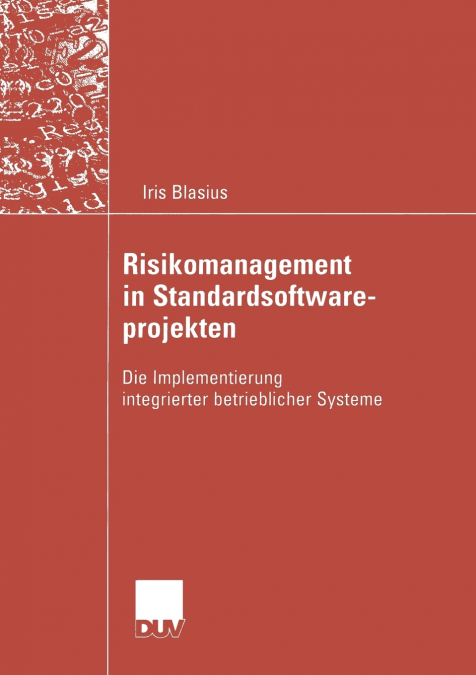 RISIKOMANAGEMENT IN STANDARDSOFTWAREPROJEKTEN