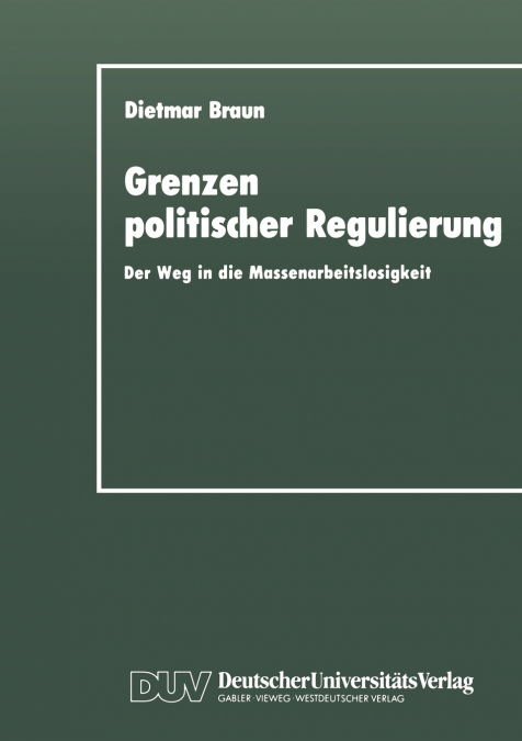 GRENZEN POLITISCHER REGULIERUNG