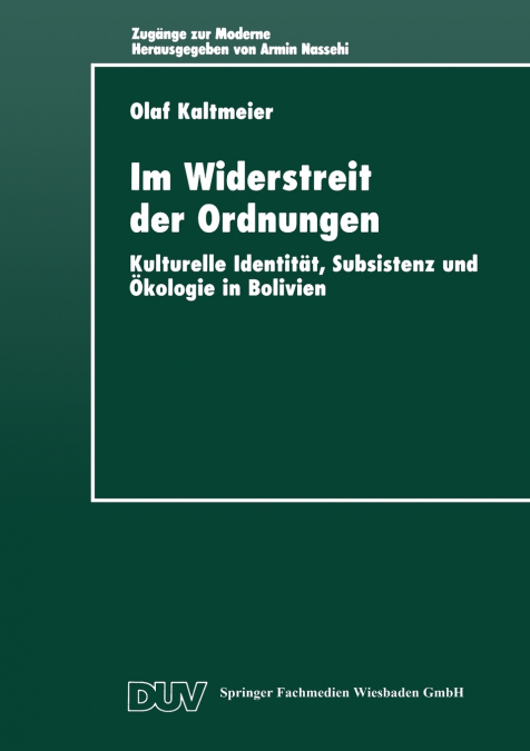 IM WIDERSTREIT DER ORDNUNGEN