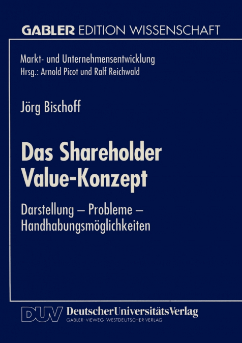 DAS SHAREHOLDER VALUE-KONZEPT