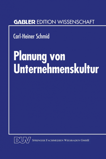 PLANUNG VON UNTERNEHMENSKULTUR