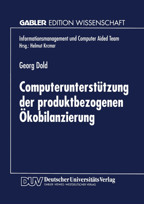 COMPUTERUNTERSTUTZUNG DER PRODUKTBEZOGENEN (TM)KOBILANZIERUNG