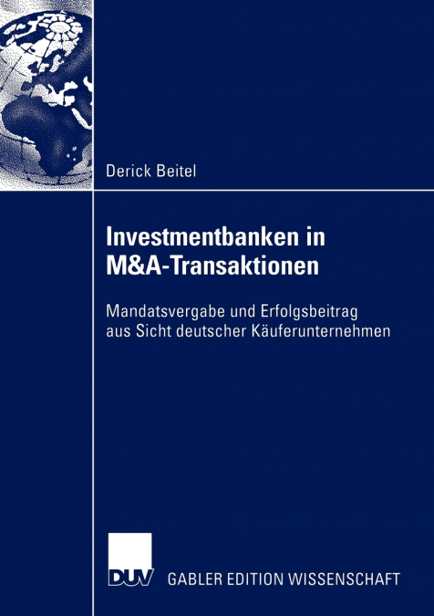 INVESTMENTBANKEN IN M&A-TRANSAKTIONEN