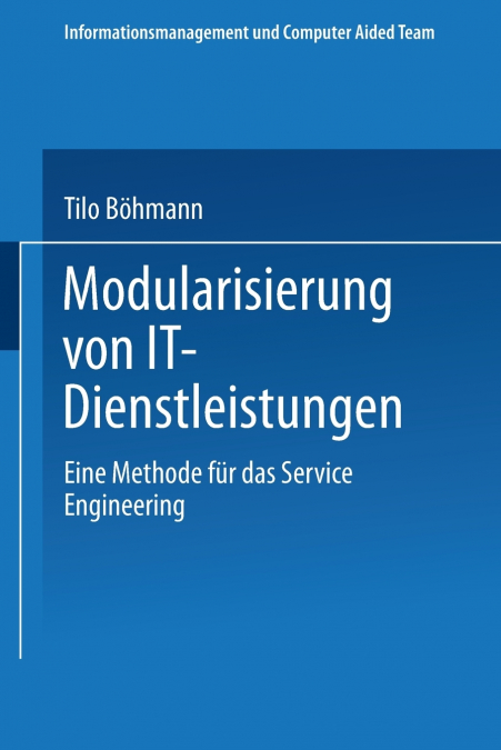MODULARISIERUNG VON IT-DIENSTLEISTUNGEN