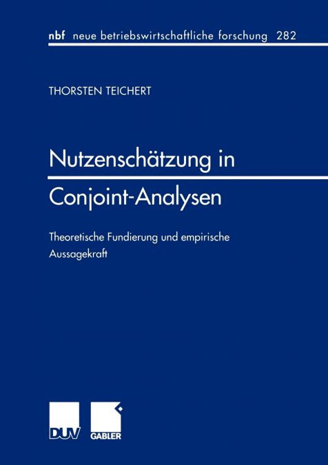 NUTZENSCHATZUNG IN CONJOINT-ANALYSEN