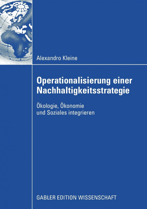 OPERATIONALISIERUNG EINER NACHHALTIGKEITSSTRATEGIE