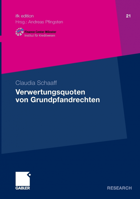 VERWERTUNGSQUOTEN VON GRUNDPFANDRECHTEN