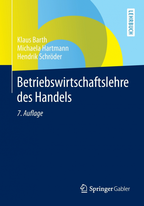 BETRIEBSWIRTSCHAFTSLEHRE DES HANDELS