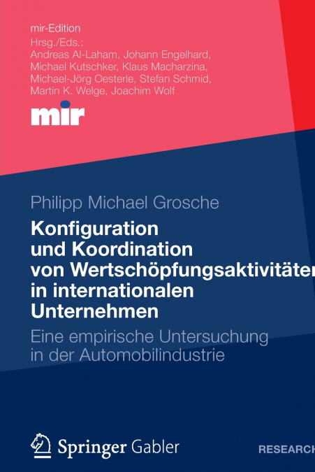 KONFIGURATION UND KOORDINATION VON WERTSCHOPFUNGSAKTIVITATEN