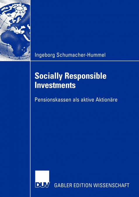 SOCIALLY RESPONSIBLE INVESTMENTS