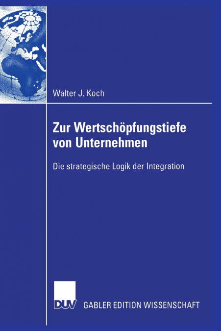 ZUR WERTSCHOPFUNGSTIEFE VON UNTERNEHMEN