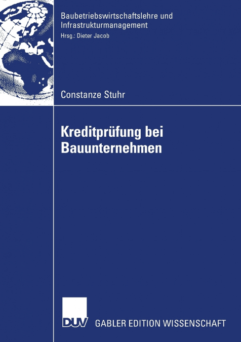 KREDITPRUFUNG BEI BAUUNTERNEHMEN