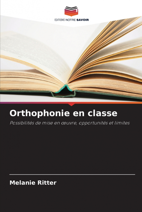 ORTHOPHONIE EN CLASSE