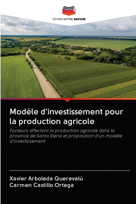 MODELE D?INVESTISSEMENT POUR LA PRODUCTION AGRICOLE