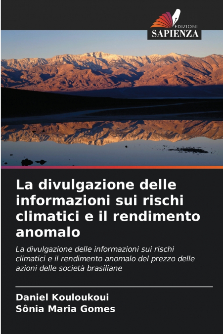 LA DIVULGAZIONE DELLE INFORMAZIONI SUI RISCHI CLIMATICI E IL