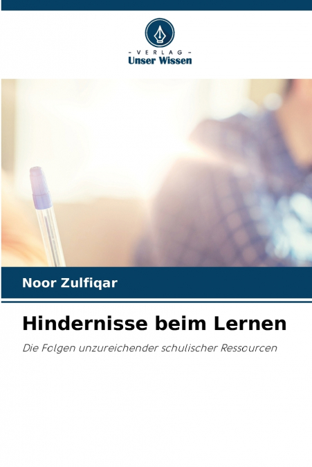 HINDERNISSE BEIM LERNEN