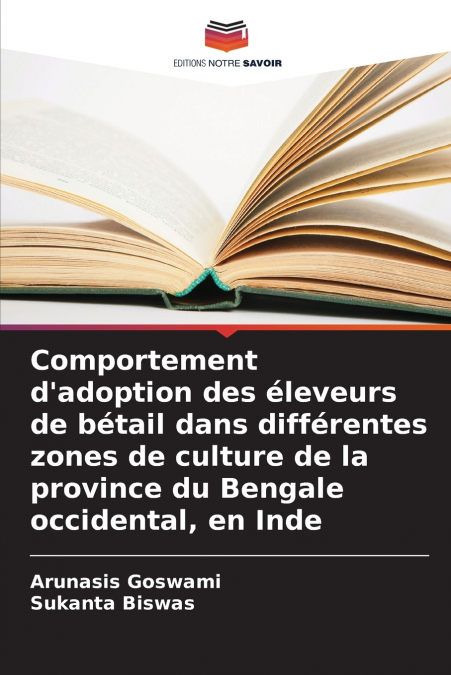 COMPORTEMENT D?ADOPTION DES ELEVEURS DE BETAIL DANS DIFFEREN