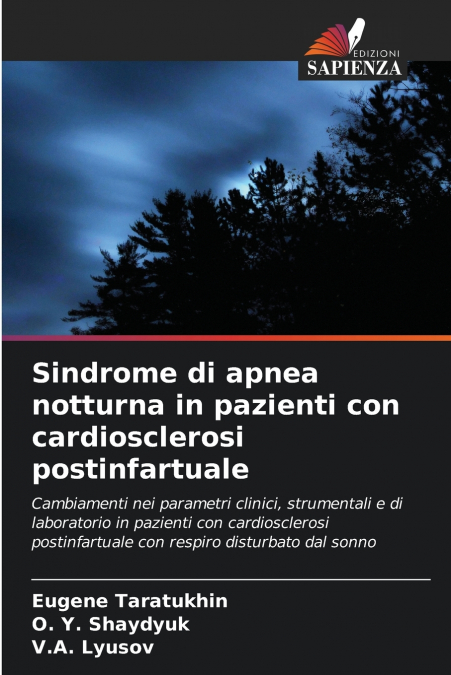 SINDROME DI APNEA NOTTURNA IN PAZIENTI CON CARDIOSCLEROSI PO