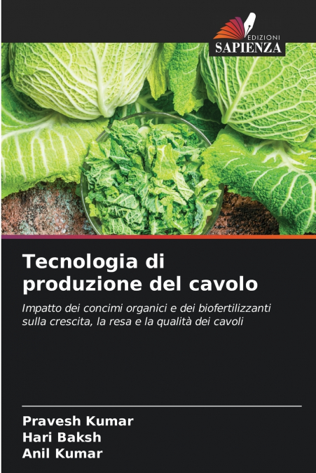 TECNOLOGIA DI PRODUZIONE DEL CAVOLO