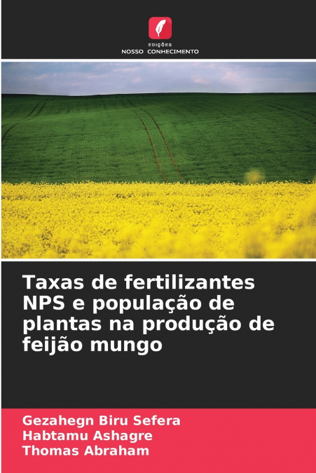 TAXAS DE FERTILIZANTES NPS E POPULAAO DE PLANTAS NA PRODUA