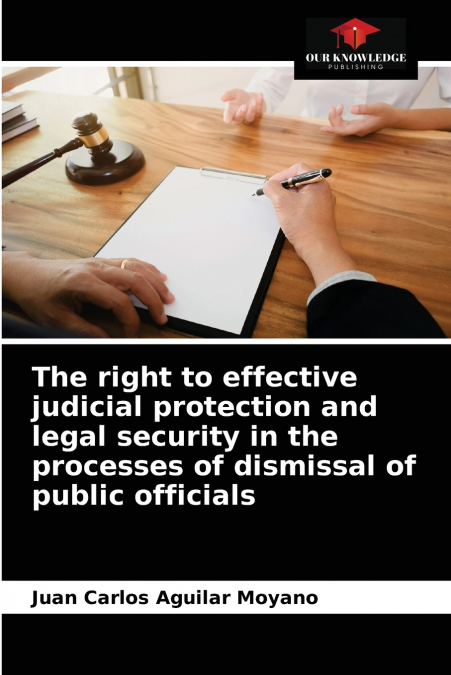 THE RIGHT TO EFFECTIVE JUDICIAL PROTECTION AND LEGAL SECURIT