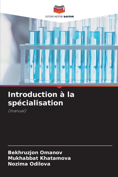 INTRODUCTION A LA SPECIALISATION