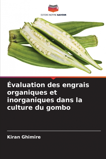 EVALUATION DES ENGRAIS ORGANIQUES ET INORGANIQUES DANS LA CU