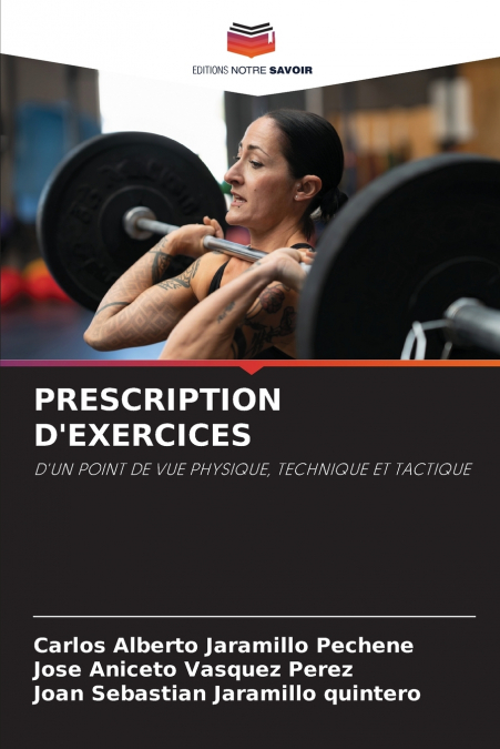 PRESCRIPCION DE LOS EJERCICIOS