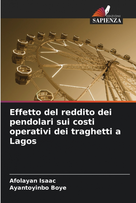 EFFETTO DEL REDDITO DEI PENDOLARI SUI COSTI OPERATIVI DEI TR