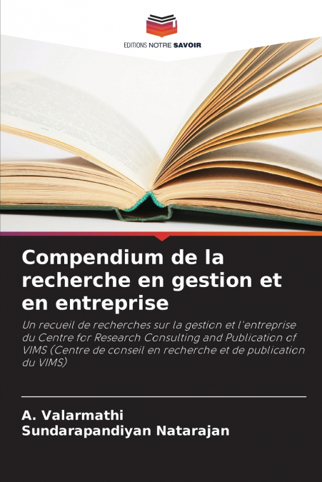 COMPENDIUM DE LA RECHERCHE EN GESTION ET EN ENTREPRISE