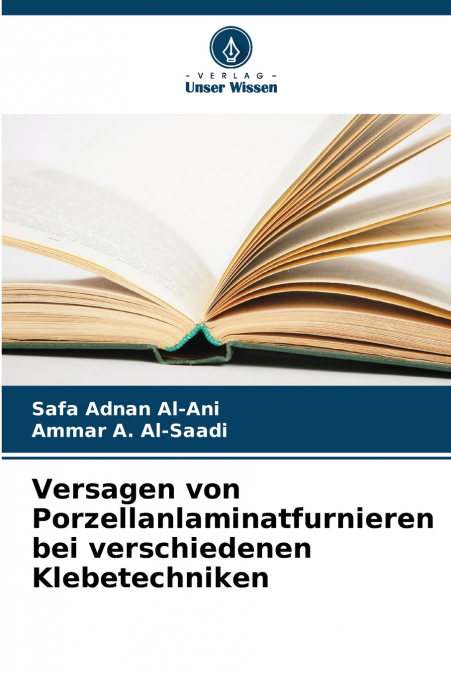 VERSAGEN VON PORZELLANLAMINATFURNIEREN BEI VERSCHIEDENEN KLE
